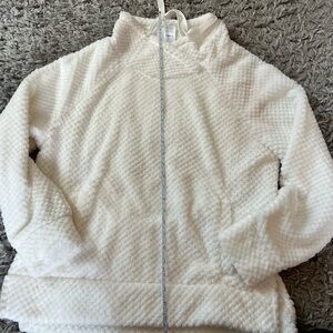 Lush White Faux Fur Pullover